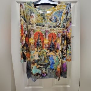 Simply Art by Dolcezza Josep Costa Vila canvas oil style painted shirt
